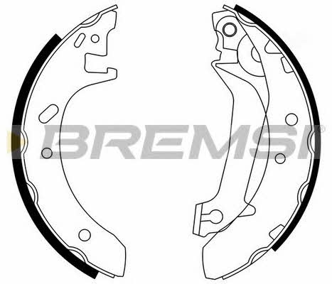 Bremsi GF0229 Brake shoe set GF0229