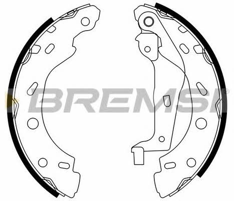 Bremsi GF0308 Parking brake shoes GF0308