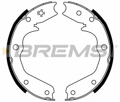 Bremsi GF0356 Parking brake shoes GF0356