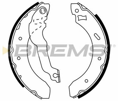 Bremsi GF0234 Brake shoe set GF0234