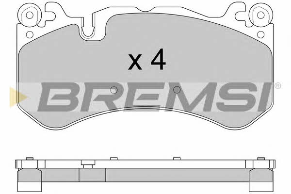 Bremsi BP3609 Brake Pad Set, disc brake BP3609