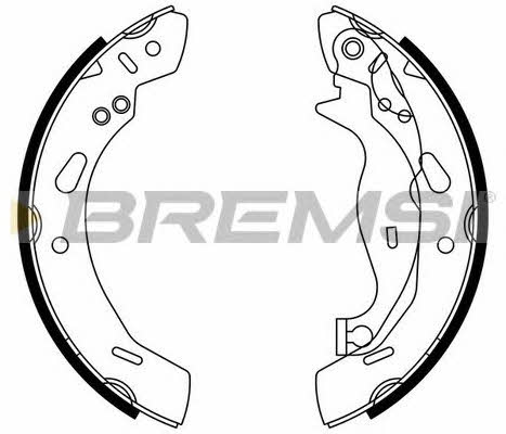 Bremsi GF0249 Brake shoe set GF0249