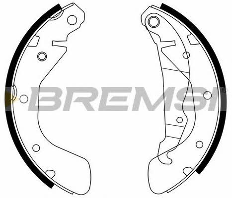 Bremsi GF0354 Brake shoe set GF0354