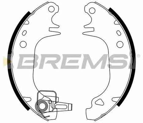 Bremsi GF0382 Brake shoe set GF0382