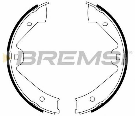 Bremsi GF0562 Parking brake shoes GF0562