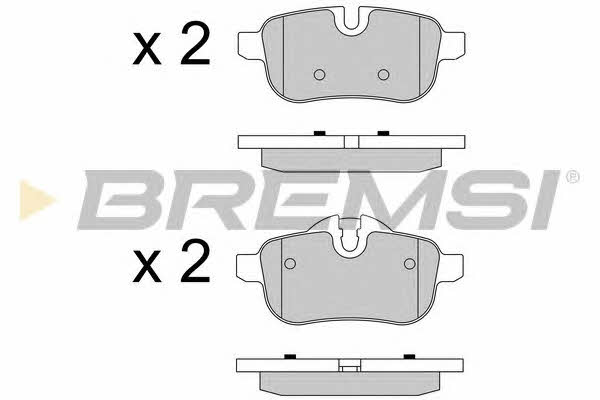 Bremsi BP3581 Brake Pad Set, disc brake BP3581