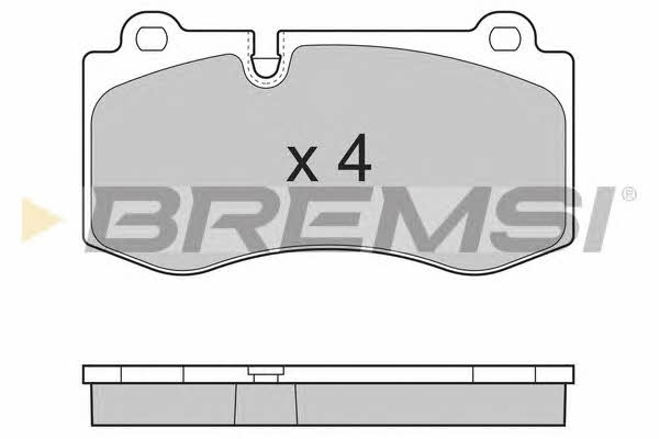 Bremsi BP3362 Brake Pad Set, disc brake BP3362