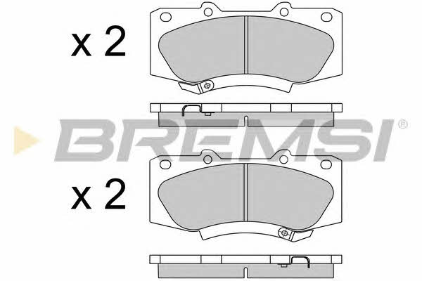 Bremsi BP3549 Brake Pad Set, disc brake BP3549