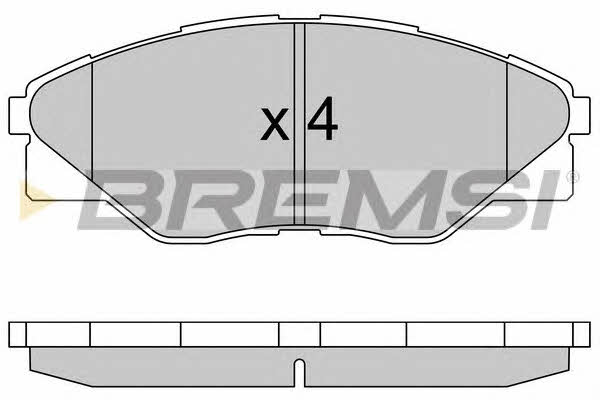 Bremsi BP3586 Brake Pad Set, disc brake BP3586