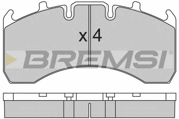 Bremsi BP7323 Brake Pad Set, disc brake BP7323