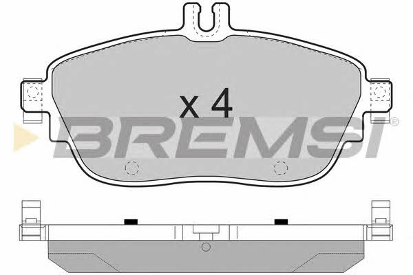 Bremsi BP3496 Brake Pad Set, disc brake BP3496