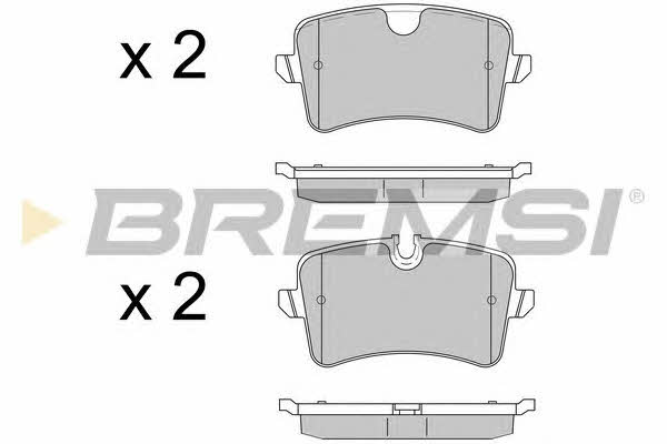 Bremsi BP3502 Brake Pad Set, disc brake BP3502