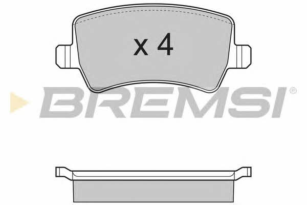 Bremsi BP3298 Brake Pad Set, disc brake BP3298
