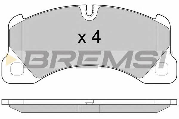 Bremsi BP3457 Brake Pad Set, disc brake BP3457