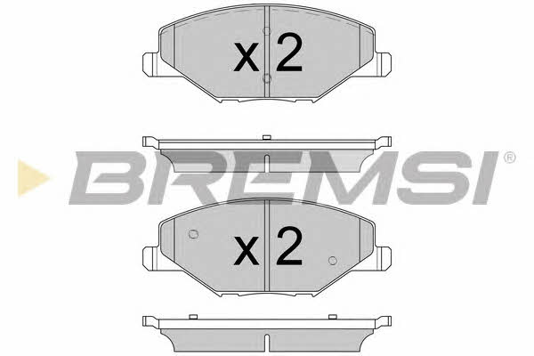Bremsi BP3591 Brake Pad Set, disc brake BP3591