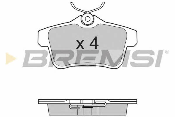 Bremsi BP3387 Brake Pad Set, disc brake BP3387