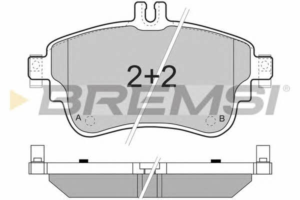Bremsi BP3497 Brake Pad Set, disc brake BP3497