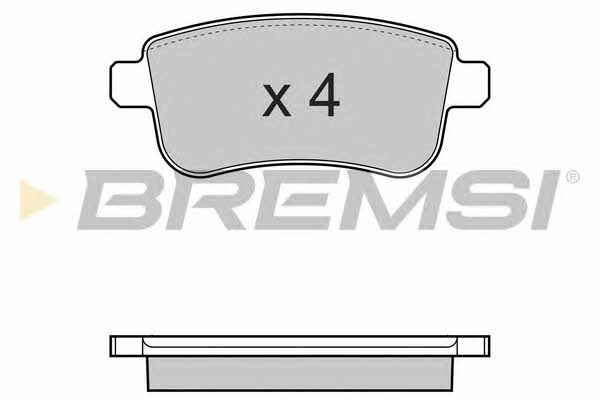 Bremsi BP3384 Brake Pad Set, disc brake BP3384