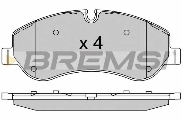 Bremsi BP3525 Brake Pad Set, disc brake BP3525