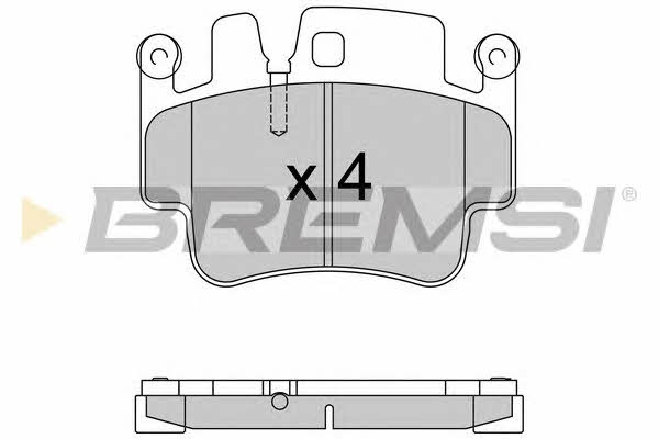 Bremsi BP3573 Brake Pad Set, disc brake BP3573