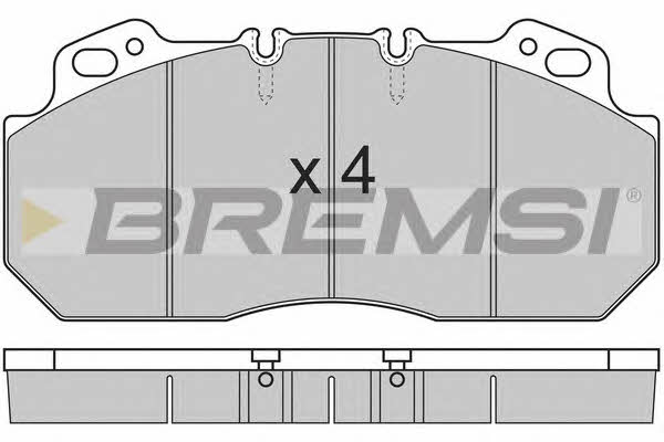 Bremsi BP7280 Brake Pad Set, disc brake BP7280