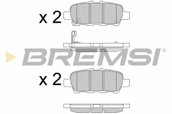 Bremsi BP3608 Brake Pad Set, disc brake BP3608
