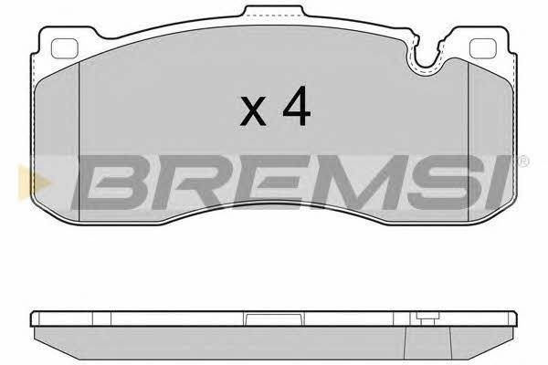 Bremsi BP3472 Brake Pad Set, disc brake BP3472