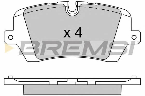Bremsi BP3533 Brake Pad Set, disc brake BP3533