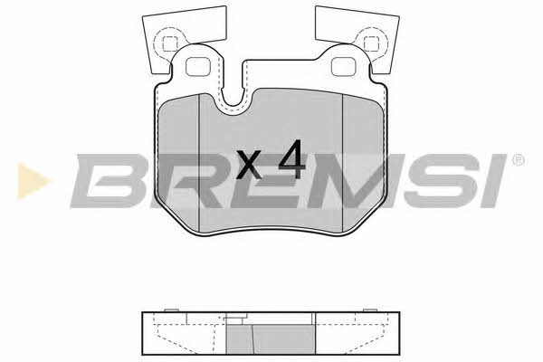 Bremsi BP3473 Brake Pad Set, disc brake BP3473