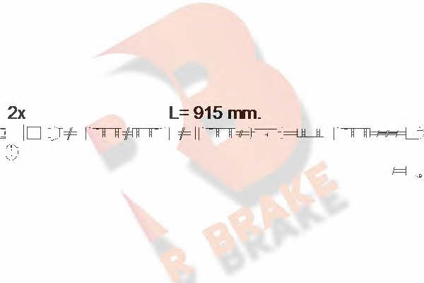 R Brake 610557RB Warning contact, brake pad wear 610557RB