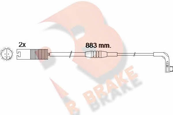 R Brake 610480RB Warning contact, brake pad wear 610480RB