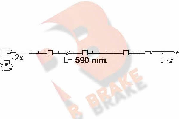 R Brake 610619RB Warning contact, brake pad wear 610619RB