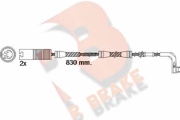 R Brake 610503RB Warning contact, brake pad wear 610503RB