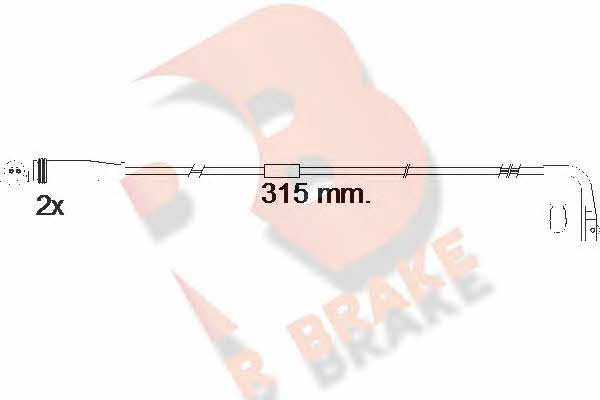 R Brake 610549RB Warning contact, brake pad wear 610549RB