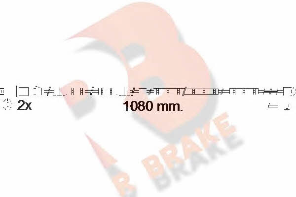 R Brake 610558RB Warning contact, brake pad wear 610558RB