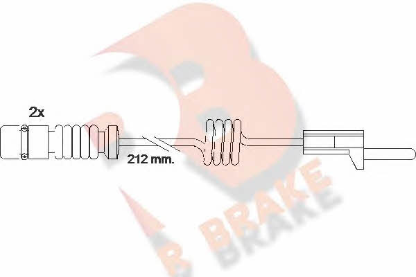 R Brake 610259RB Warning contact, brake pad wear 610259RB