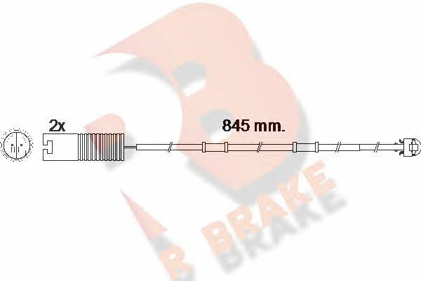 R Brake 610448RB Warning contact, brake pad wear 610448RB