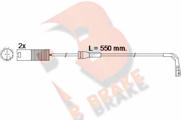 R Brake 610388RB Warning contact, brake pad wear 610388RB