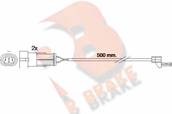 R Brake 610223RB Warning contact, brake pad wear 610223RB