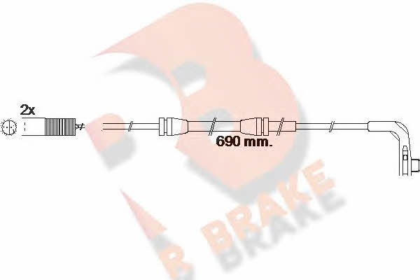 R Brake 610479RB Warning contact, brake pad wear 610479RB