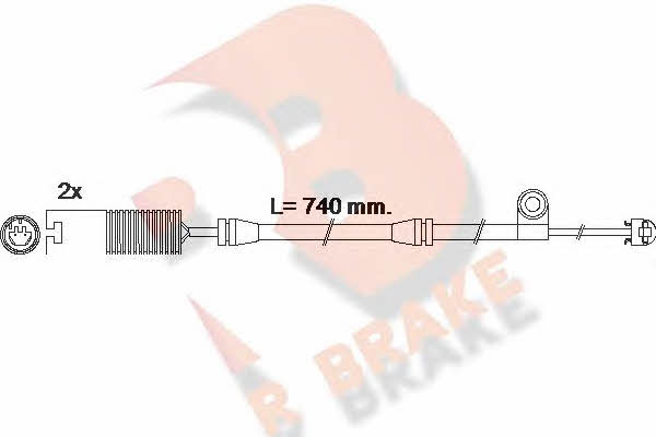 R Brake 610603RB Warning contact, brake pad wear 610603RB