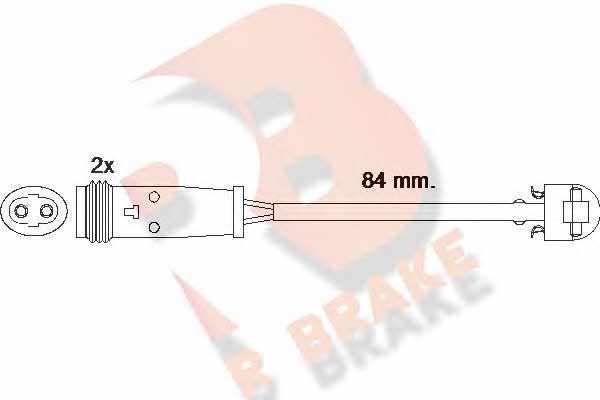 R Brake 610484RB Warning contact, brake pad wear 610484RB
