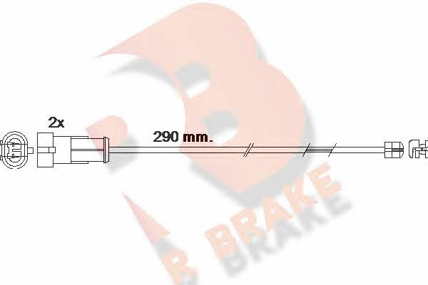 R Brake 610468RB Warning contact, brake pad wear 610468RB