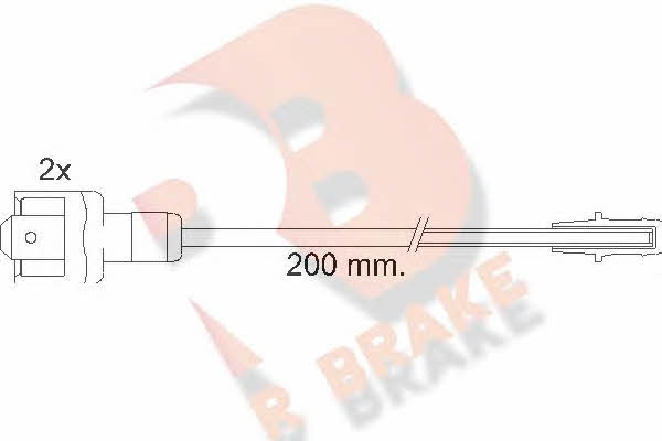 R Brake 610117RB Warning contact, brake pad wear 610117RB