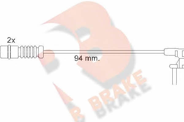 R Brake 610056RB Warning contact, brake pad wear 610056RB