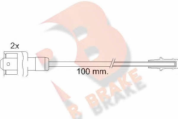 R Brake 610010RB Warning contact, brake pad wear 610010RB