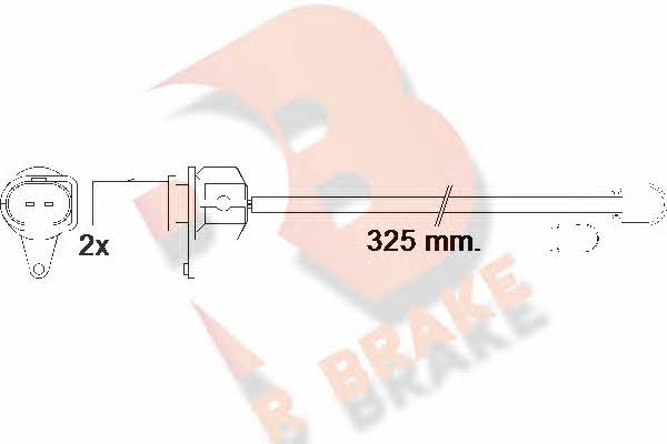 R Brake 610573RB Warning contact, brake pad wear 610573RB