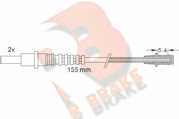 R Brake 610157RB Warning contact, brake pad wear 610157RB