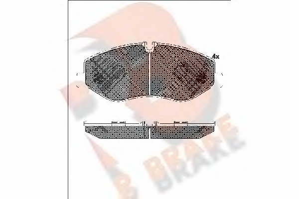 R Brake RB2191 Brake Pad Set, disc brake RB2191