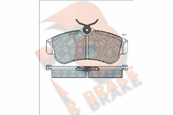 R Brake RB0803 Brake Pad Set, disc brake RB0803